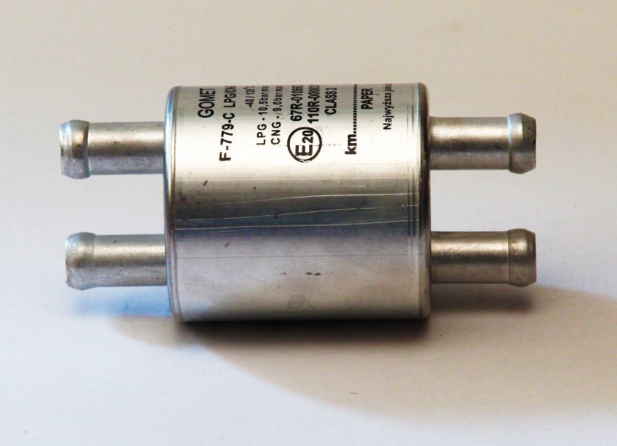 Iztv.frakcijas gāzes filtrs  LPG/CNG 2X11/2X11, F779-C