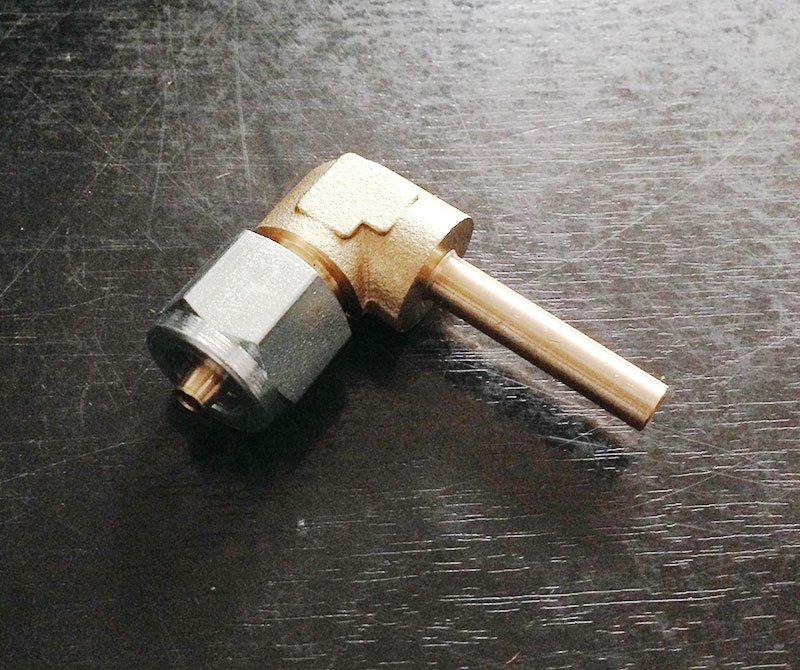 Karbona trases D.6 savienotājs līkais,  GZ-1312  